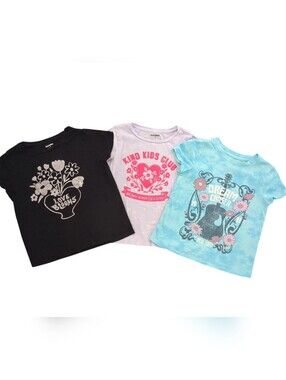 Girls Flower Child T-shirt Bundle (Size 8)